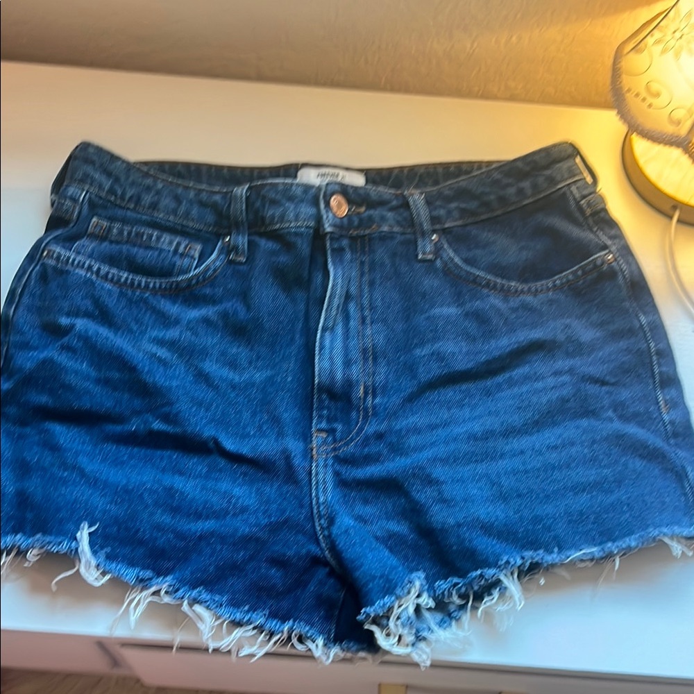 Forever 21 Dark Blue Jean Shorts